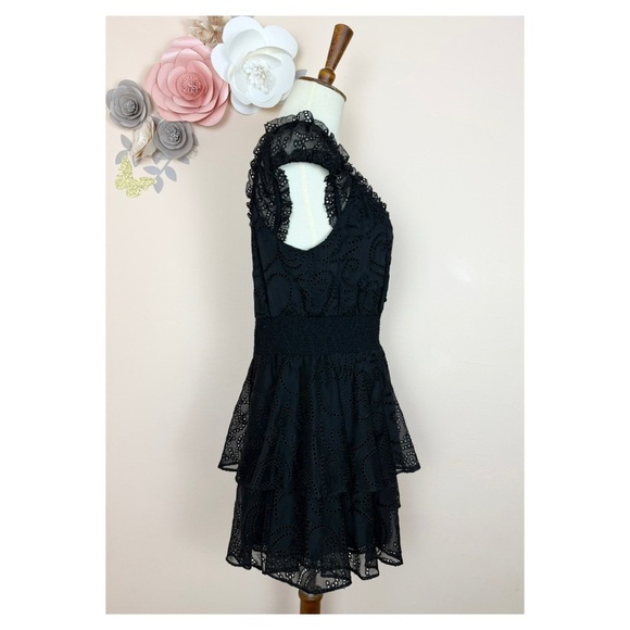 Alice + Olivia Black Lace Romper - Picture 12 of 15